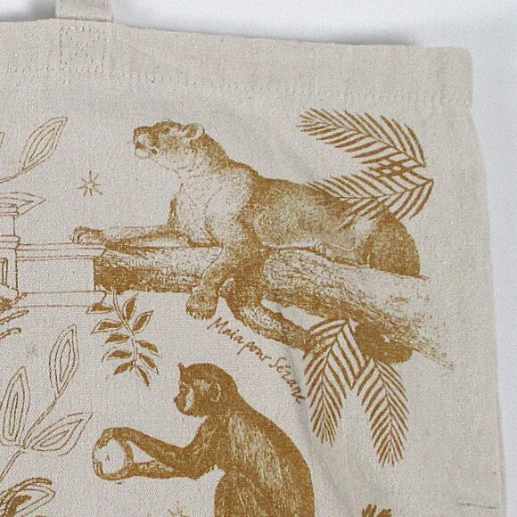 SÉZANE "PARAISO" JUNGLE PRINT TOTE BAG - Picture 4 of 12